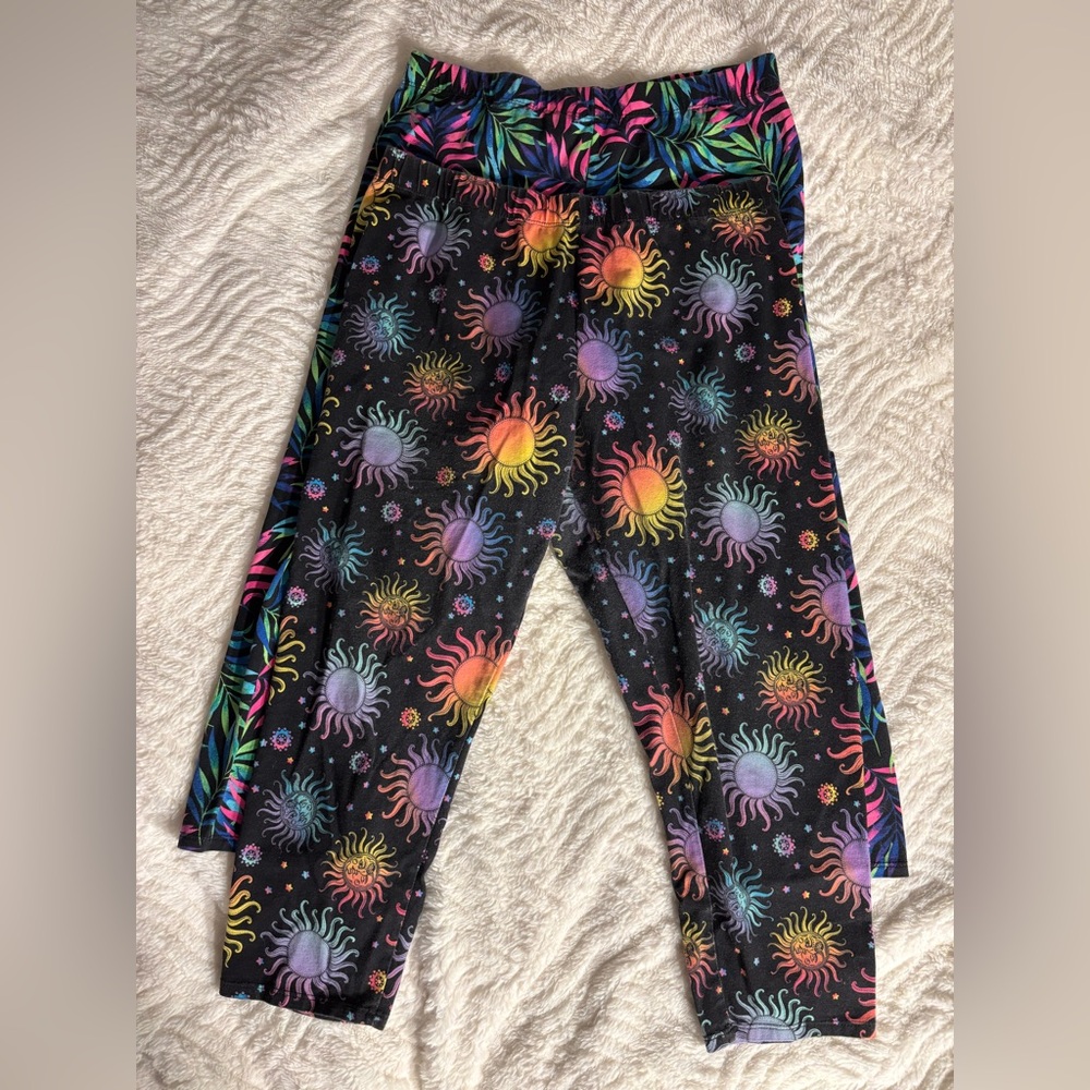 2 Pair Of Capri Leggings